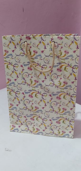 Post image Eco-friendly Handmade Paper Carry Bags in different colour and sizes.https://adityaenterpriseskhadi.business.site/Email : adityaenterpriseskhadi@gmail.comContact -9818790506
