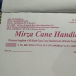 Business logo of Mirza Cane Handicraft