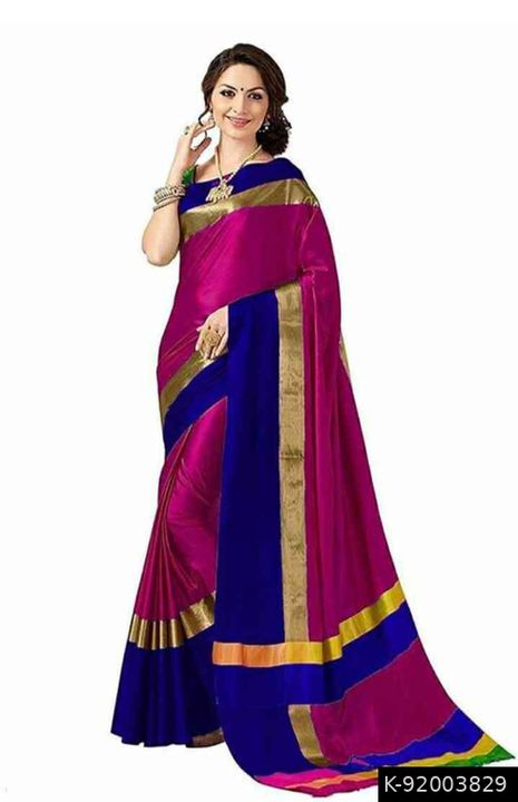 WONDERFUL AND EYECATCHING AURA SILK SAREE WITH BLOUSE uploaded by Product selling on 1/7/2022