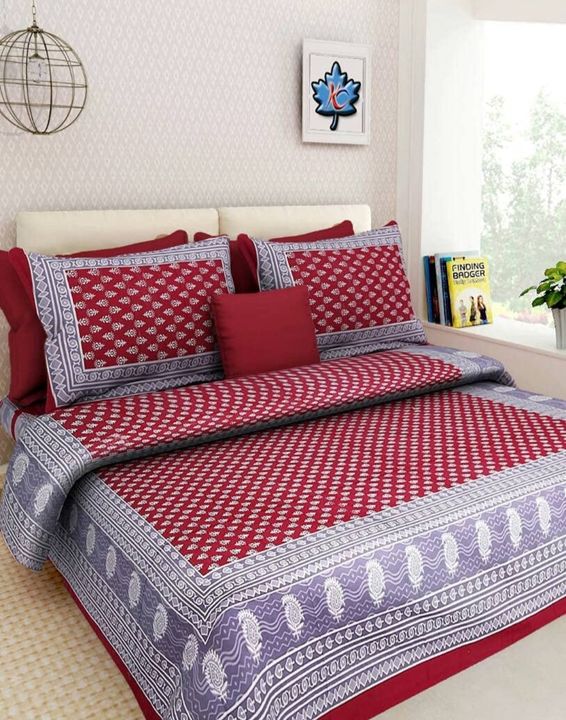 Cotton double size bedsheet  uploaded by business on 1/7/2022