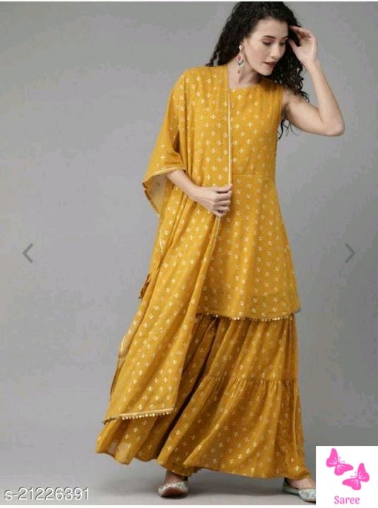 Kurti palajo dupptta set  uploaded by business on 1/7/2022