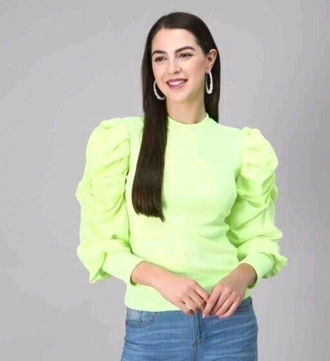 Women Puff sleeve top uploaded by Fashion point on 1/7/2022