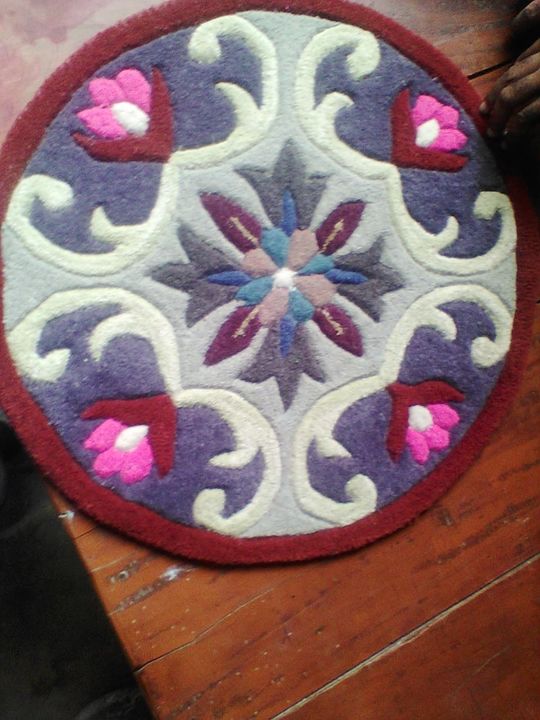 Hand Made Tufted Round In shape Door Mate uploaded by business on 1/7/2022