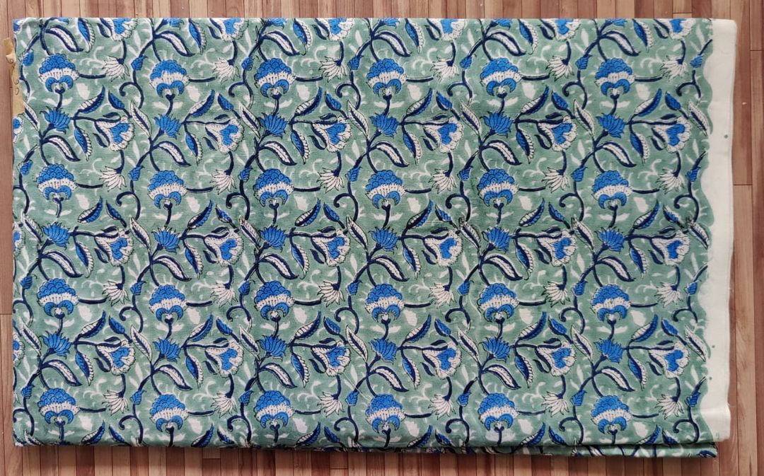 Repid hand block print pure cotton fabric uploaded by Abhishek Handicrafts on 1/7/2022