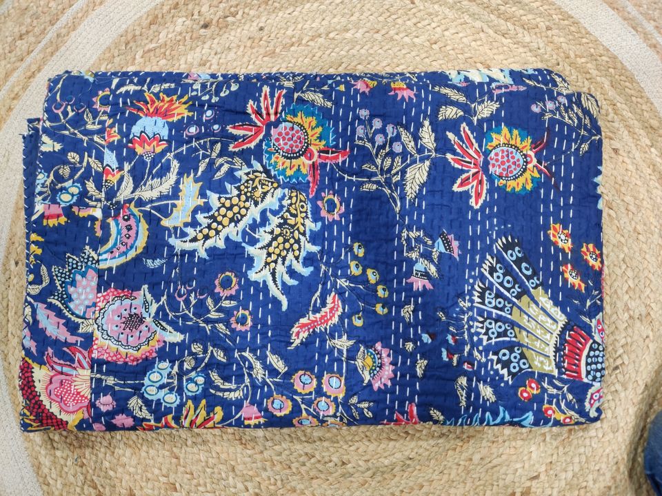 Kantha quilts and kantha bed cover uploaded by business on 1/7/2022
