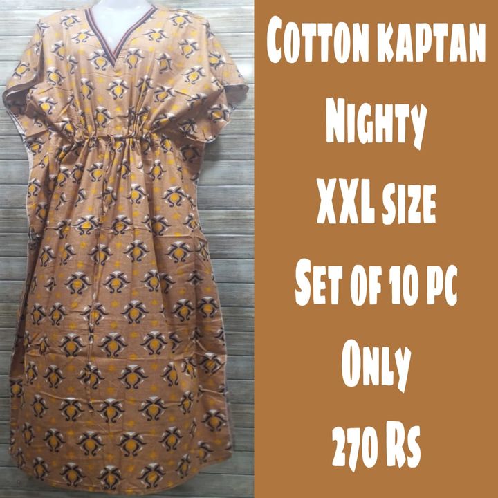 Heavy cotton kaptan xxl size uploaded by Mark Fashion Hub on 1/7/2022