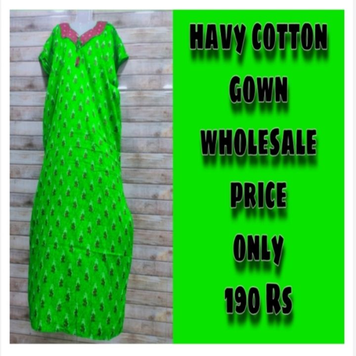 Cotton heavy gown uploaded by Mark Fashion Hub on 1/7/2022