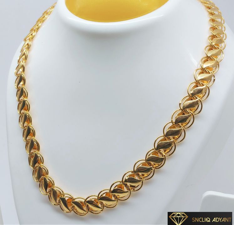 ADYANT - Fashion Gold Plated Chain for Men & Boys (Gold)   uploaded by business on 1/7/2022