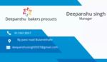 Business logo of Deepanshu bakers