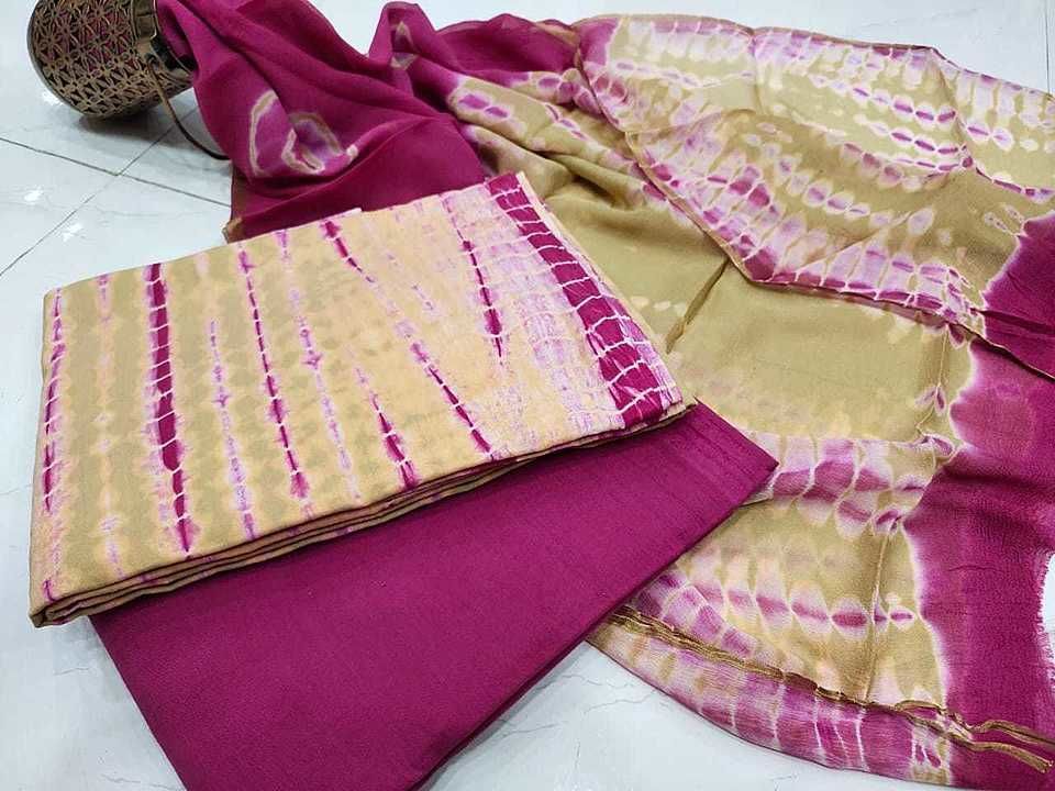 Pure cotton dress material uploaded by business on 6/8/2020