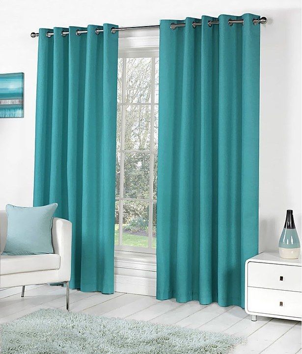 Plain window curtain of 2 piece  uploaded by Rahul Textile  on 9/29/2020
