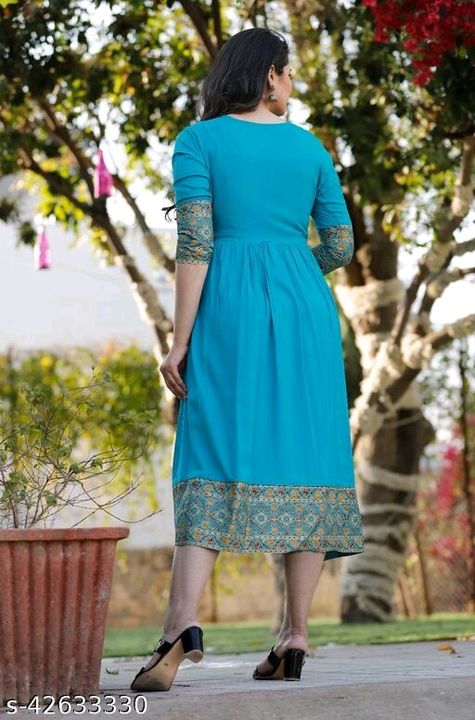 Catalog Name:*Aagam Graceful Kurtis* uploaded by business on 1/7/2022