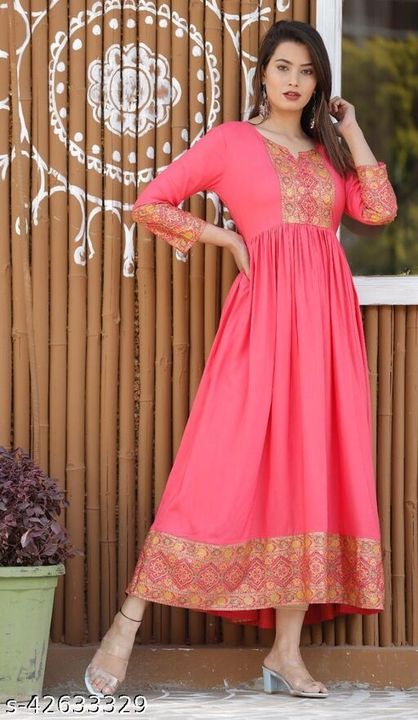 Catalog Name:*Aagam Graceful Kurtis* uploaded by business on 1/7/2022