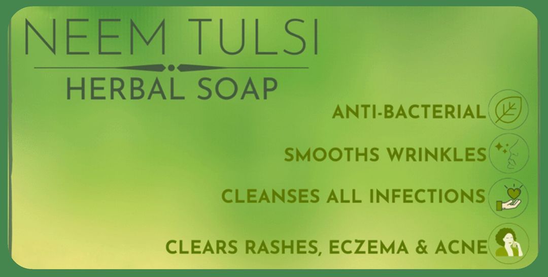 Neem-Tulsi herbal soap(100gm) uploaded by business on 1/7/2022