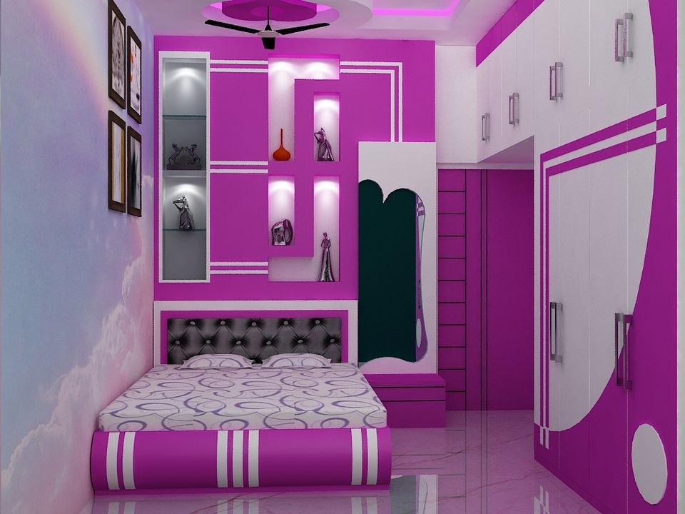 Bedroom decoration uploaded by ZEENAT INTERIOR on 1/7/2022