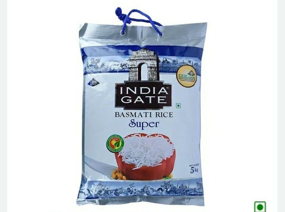 India gate Basmati rice super 5kg uploaded by Handmade covid solution on 9/29/2020