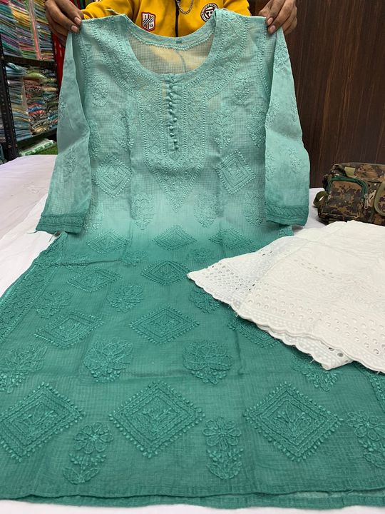 Post image I want 1 Pieces of Chikankari kurti collection.
Below are some sample images of what I want.
