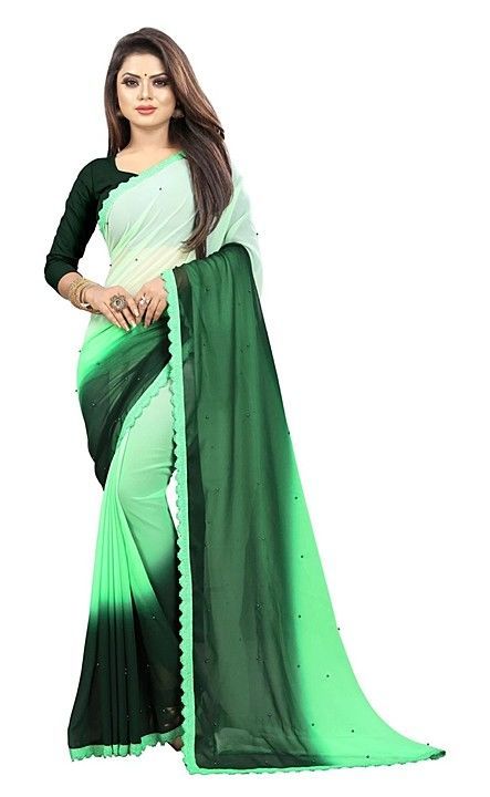 Self design gorget saree new Bollywood design uploaded by business on 9/29/2020