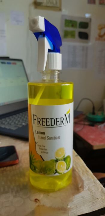 Frederm hand sanitizer gunspray 500ml uploaded by Dreamluck Online Marketing pvt ltd on 1/7/2022