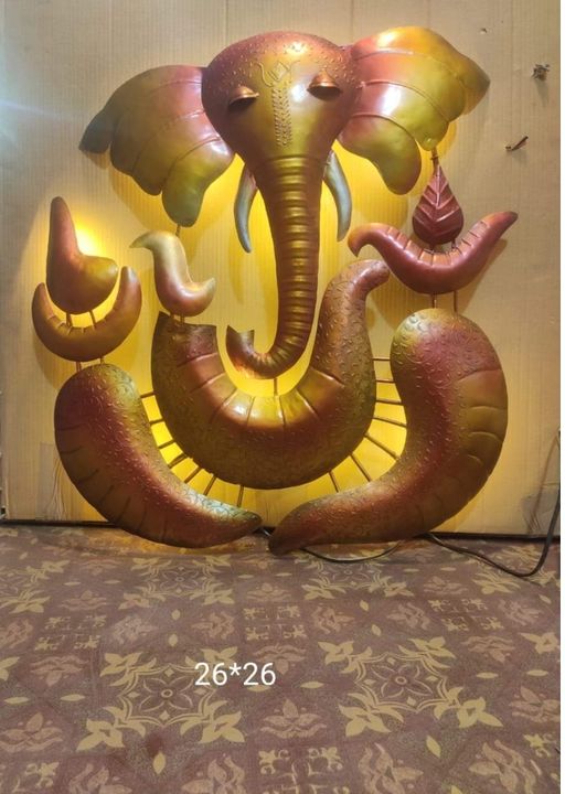Ganesh metal art uploaded by A.s. Handicrafts on 1/7/2022