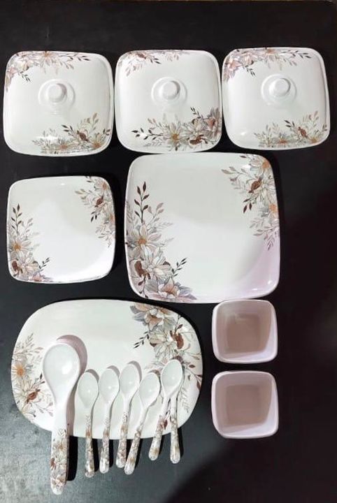 Square dinner set  uploaded by business on 1/7/2022