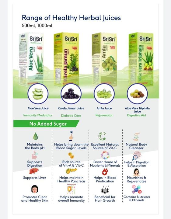 Post image Ranges of Healthy Herbal juices