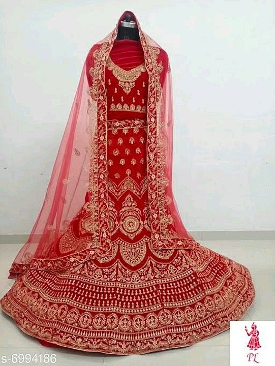 Most beautiful bridal lehga uploaded by Jewellery on 9/29/2020