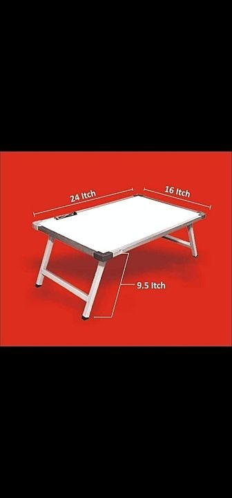 Whiteboard type study Table
With steel legs
Weight approx 4 kg
Shipping extra  uploaded by Gayatri stationery mart  on 9/29/2020