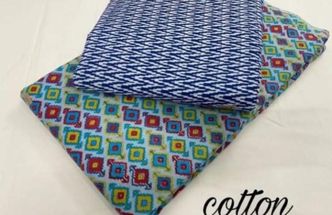 Cotton printed fabric uploaded by business on 1/8/2022