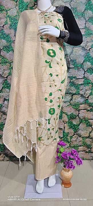 ➡️ FABRICS
➡️ ALL COTTON DUPION 
➡WITH TOP , BOTTON AND DUPATTA GC 
 
➡TOP LENGTH :- 2.50 METER /PRI uploaded by business on 9/29/2020