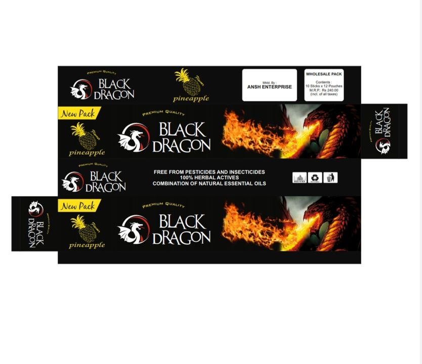 BLACK DRAGON INCENSE STICK AGARBATTI  uploaded by RAJBATI JEWELLERS on 1/8/2022