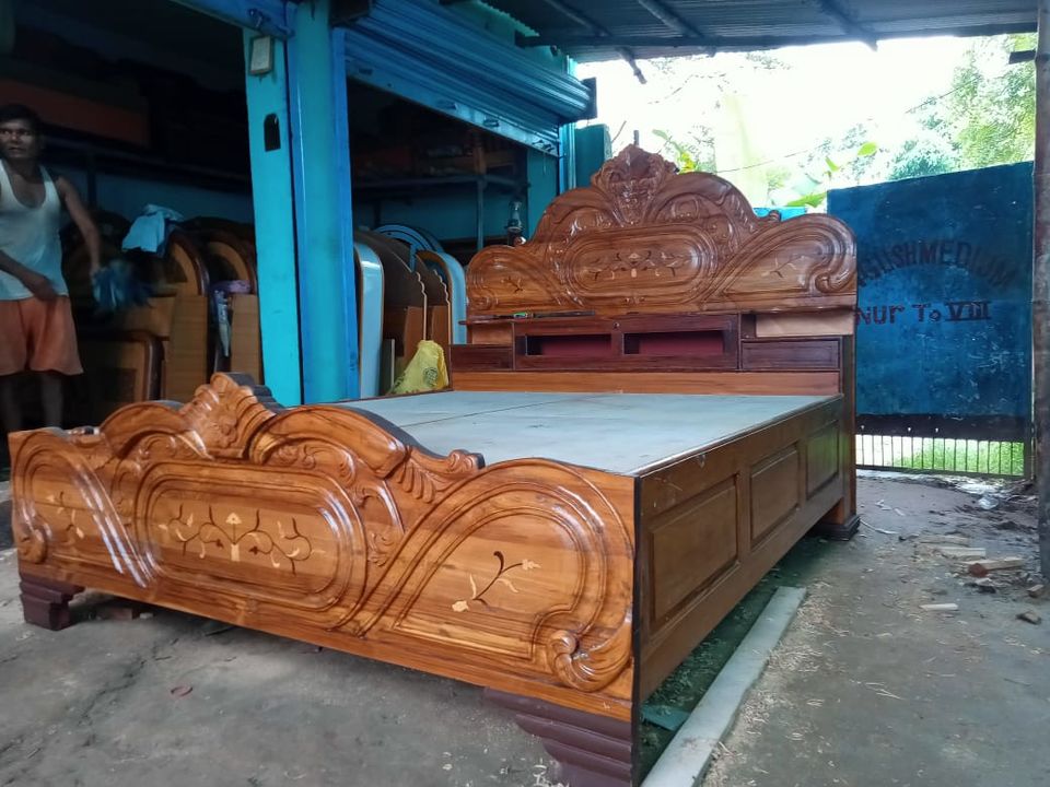 Bed uploaded by Sharma furniture works on 1/8/2022