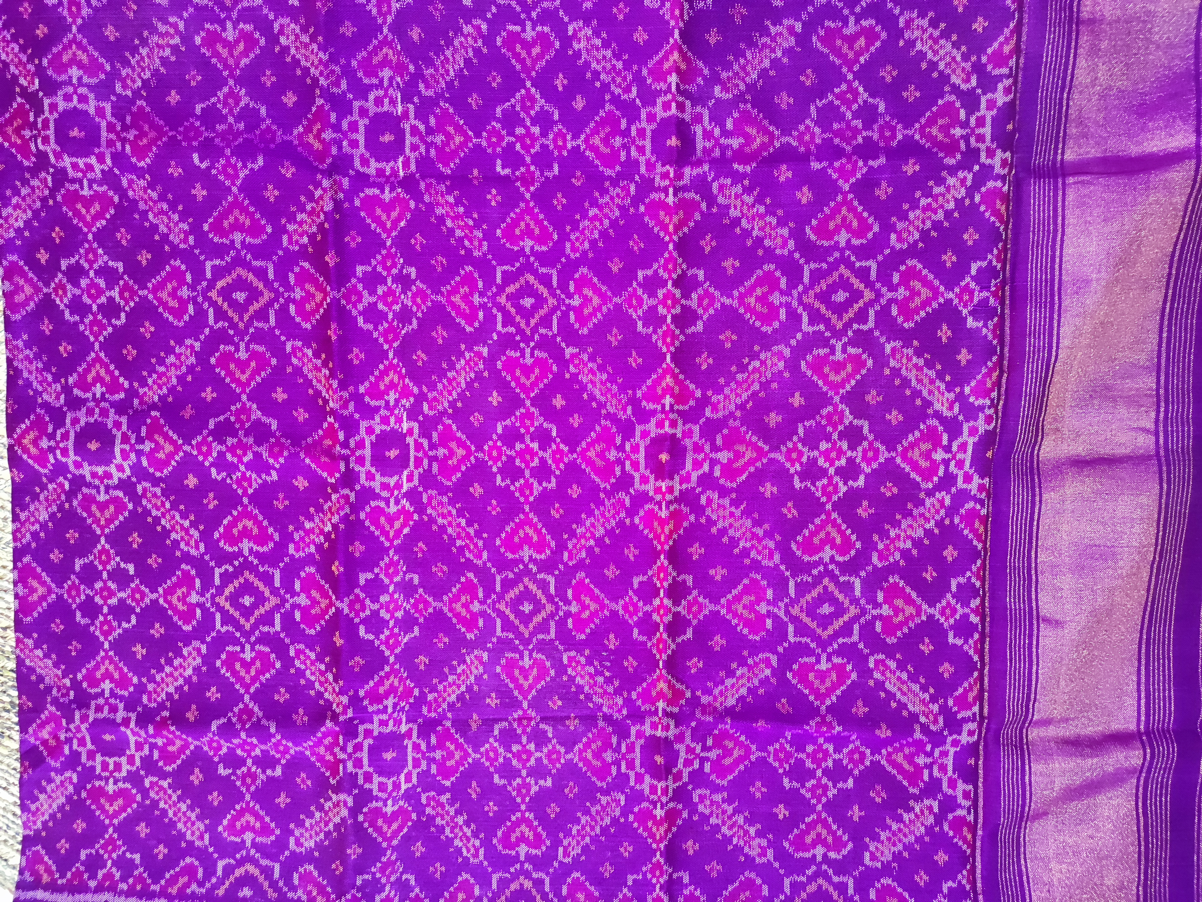 Patola shawl uploaded by Dipak patola art on 1/8/2022