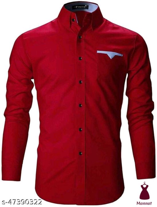 Post image Comfy Glamorous Men ShirtsFabric: Cotton BlendSleeve Length: Long SleevesPattern: SolidMultipack: 1Sizes:S (Chest Size: 36 in, Length Size: 27 in) XL (Chest Size: 42 in, Length Size: 28.5 in) L (Chest Size: 40 in, Length Size: 28 in) M (Chest Size: 38 in, Length Size: 27.5 in) XXL (Chest Size: 44 in, Length Size: 29.5 in) 
Country of Origin: India