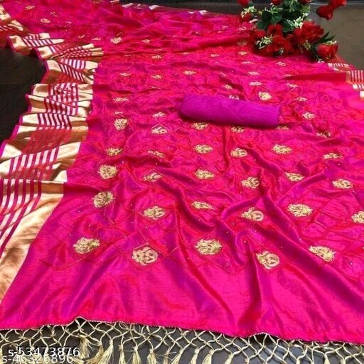 Silk saree uploaded by business on 1/8/2022
