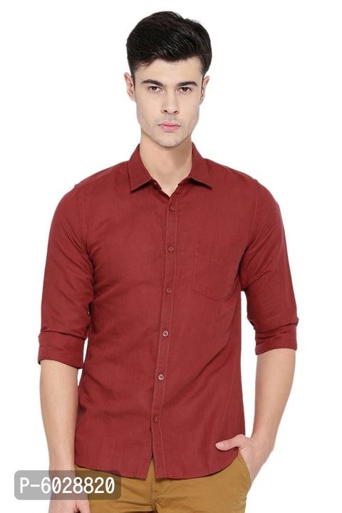 Post image R.s.. 299 only.   Balino London Mehroon Cotton Shirt For Men
Size: MLXL
 Color: Maroon
 Fabric: Cotton
 Type: Long Sleeves
Within 8-10 business days However, to find out an actual date of delivery, please enter your pin code.