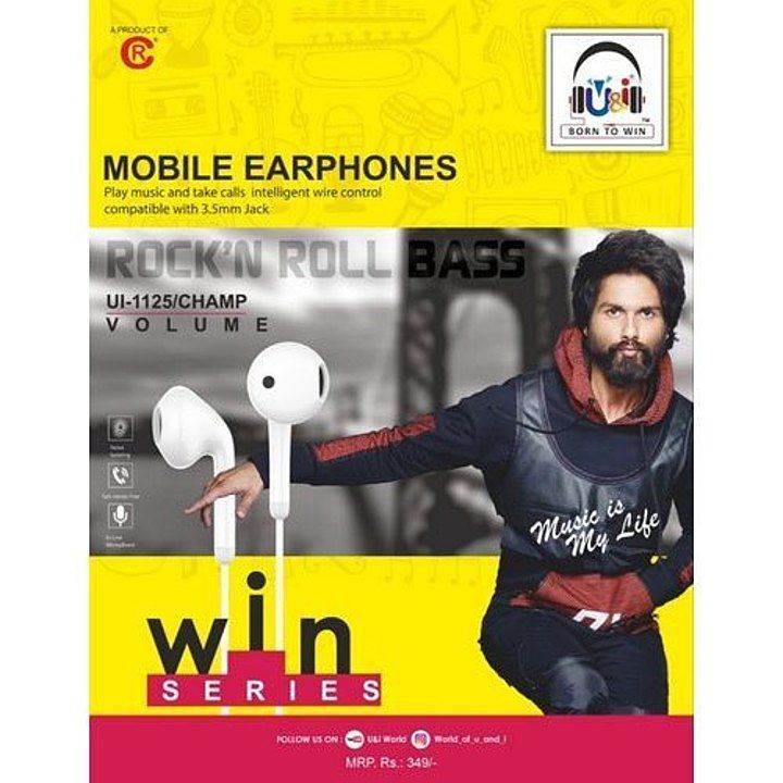 Post image U&amp;i win series Bass Headphone 
At Altaf Mobile Shop.Hingoli 
Only 199/- 1pic 
Cont:7720 075 075