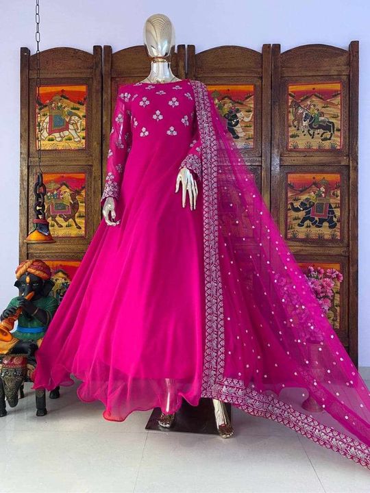 Gown uploaded by Seller saree and suits(Naresh) on 1/8/2022