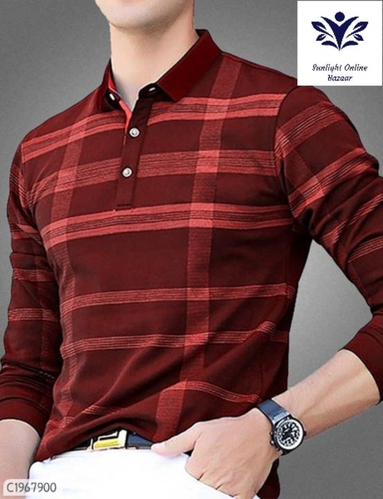 Polo Men's Cotton full sleeves Tshirt uploaded by business on 1/8/2022