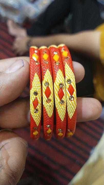 Glass and lakh bangles uploaded by CHETRAPAL BANGLES  on 9/30/2020