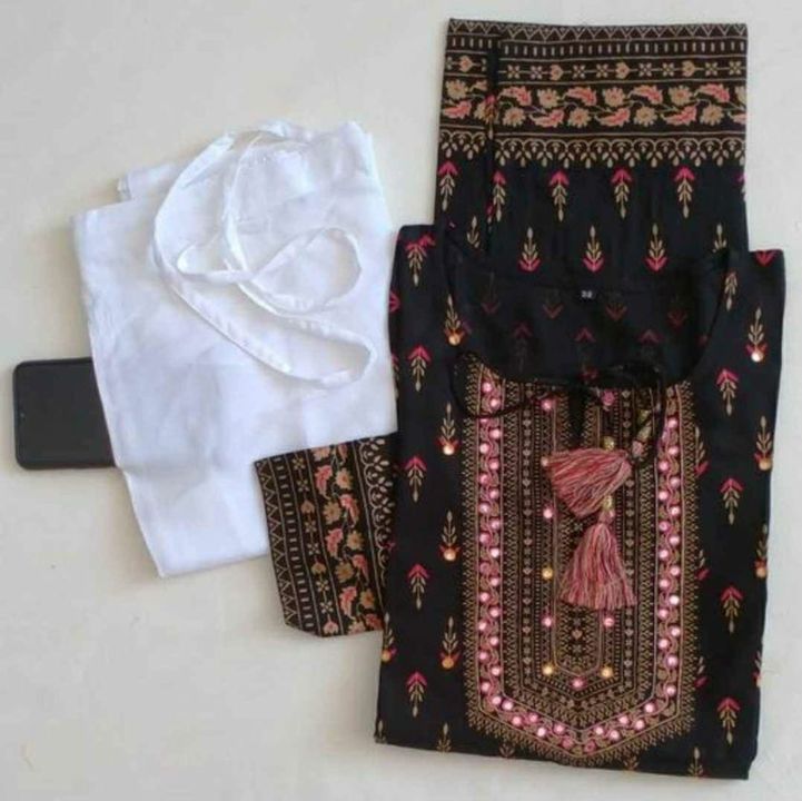 Women's cotton kurti with pant  uploaded by Rcollections  on 1/9/2022