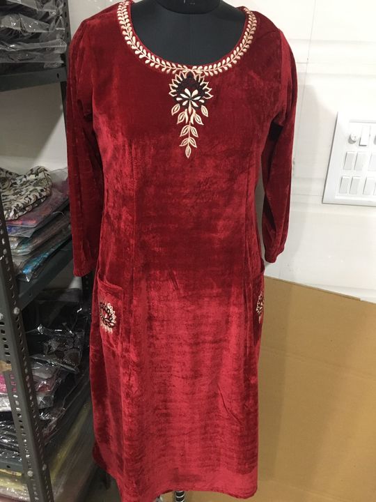 Makhmal Long dress  uploaded by Koshur Kreations on 1/9/2022