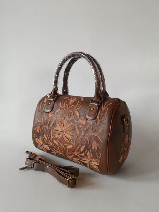 Kashmiri embroidered Leather Bag  uploaded by business on 1/9/2022