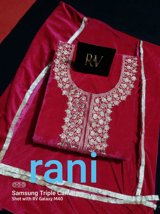 Velvet suit uploaded by Sadhana Vij on 1/9/2022