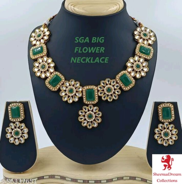 Post image Welcome you all...Catalog Name:*Twinkling Graceful Women Jewellery Set*Base Metal: AlloyPlating: Gold PlatedStone Type: PearlsType: Necklace and EarringsMultipack: 1Easy Returns Available In Case Of Any Issue550