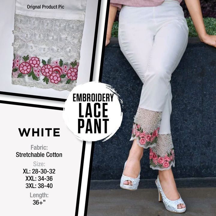 Post image Hey! Checkout my new collection called Embrodiery lace pant .