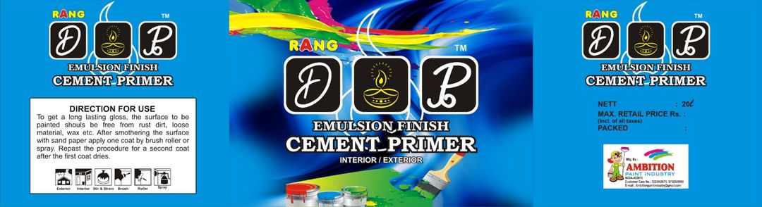 Rang Dip Cement Primer 20 Ltr Bkt uploaded by AMBITION PAINT INDUSTRY on 1/9/2022