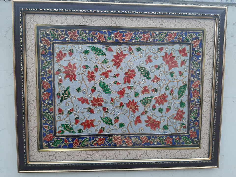 A meenakari painting  uploaded by White oaks gallery  on 1/9/2022