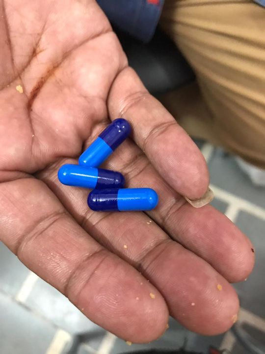 Light blue dark blue gelatin capsule uploaded by Ajay enterprises on 1/9/2022