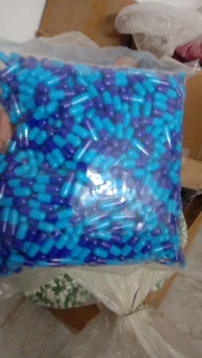 Dark blue light blue gelatin capsule uploaded by Ajay enterprises on 1/9/2022